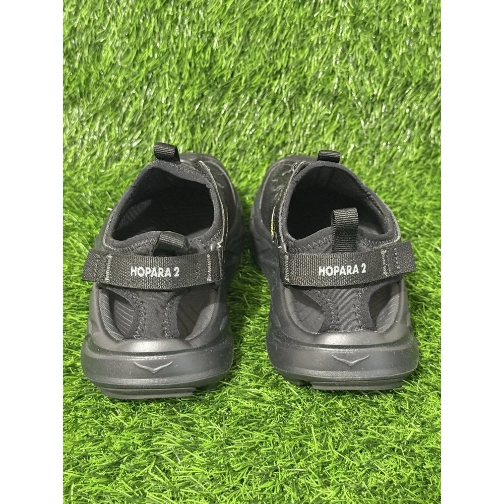 Hoka Hopara 2 1162552 BBLC Youth 4MD Trail Outdoor Sandals Black New - Picture 4 of 9